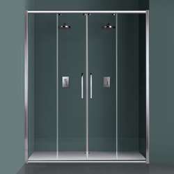 Praia Sliding door with two doors for niche | Shower screens | Inda