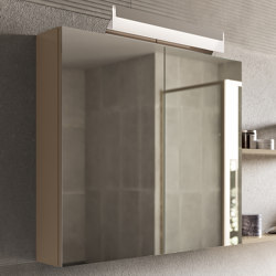 Weekly
Mirror cabinet with 2 mirror doors internal/external H70 cm, 2 shelves | Bathroom furniture | Inda