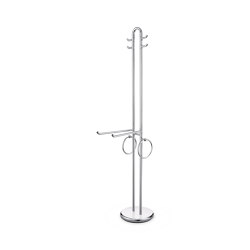 Stand with 4 towel holders and 4 clothes hangers | Portasciugamani | Inda