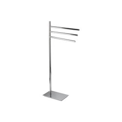 Stand with 3 towel holders | Towel rails | Inda
