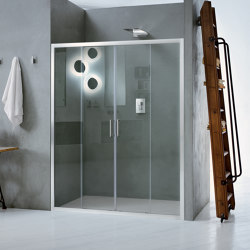 New claire Sliding door with two doors for niche | Bathroom fixtures | Inda