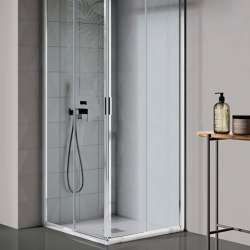 Rapid Panel with sliding door | Shower screens | Inda