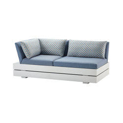 Boxx Lounge Base Module M, 2-Seater /  Corner right | with armrests | solpuri