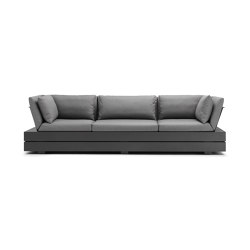 Boxx Lounge Basis-Modul M, 3-Sitzer- Sofa