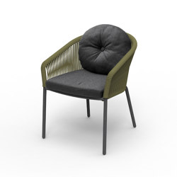 Loop Poltrona impilabile Olive | Chairs | solpuri
