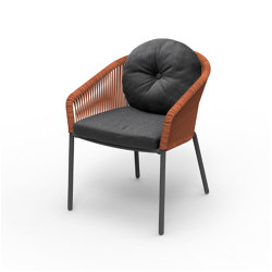 Loop Fauteuil empilable Terracotta | Chaises | solpuri