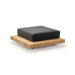 Plateau Lounge L-Module Footstool + Side Table | Poufs | solpuri