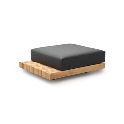 Plateau Lounge S-Module Footstool | Poufs | solpuri