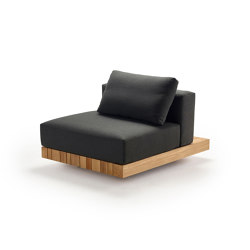 Plateau Lounge S-Module Seat/Back | Armchairs | solpuri