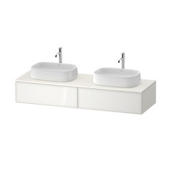 Zencha Vanity unit wall-mounted | Bathroom furniture | DURAVIT