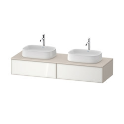 Zencha Vanity unit wall-mounted | Armarios lavabo | DURAVIT