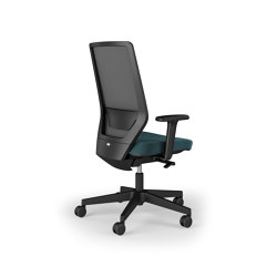 Streamo office swivel chair, upholstered mesh backrest and seat, optional armrests | Office chairs | Assmann Büromöbel