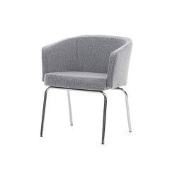 Taranto 4-leg chair, metal | Chairs | Assmann Büromöbel