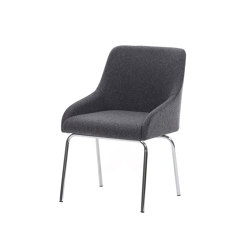 Teramo 4-leg chair, metal | without armrests | Assmann Büromöbel