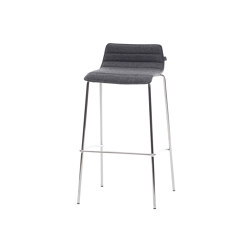 Torino 4-Fuß-Barhocker Metall | Bar stools | Assmann Büromöbel