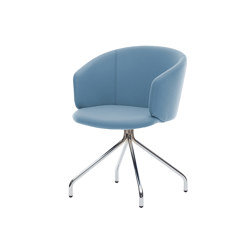Trento 4-leg chair, metal | with armrests | Assmann Büromöbel