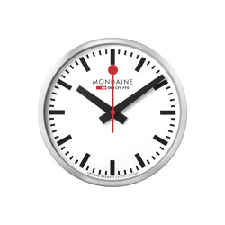 Smart wall clock, stop2go, 25 cm | Clocks | Mondaine Watch