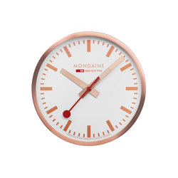 Wall clock, 25cm, copper kitchen clock |  | Mondaine Watch