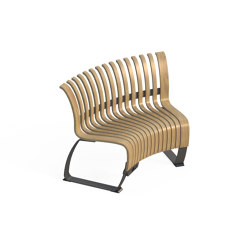 Nova C Back Concave 45° | Modular seating elements | Green Furniture Concept