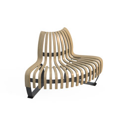 Nova C Back Convex 90° | Modular seating elements | Green Furniture Concept