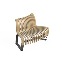Nova C Back Elevation Convex 30° | Modular seating elements | Green Furniture Concept