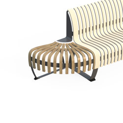 Nova C Back Endpiece L | Benches | Green Furniture Concept