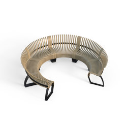 Nova C Back Omega configuration | Benches | Green Furniture Concept