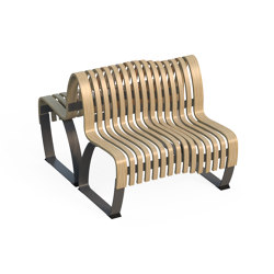Nova C Double Back Elevation Step L | Modular seating elements | Green Furniture Concept