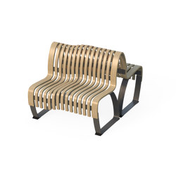 Nova C Double Back Elevation Step R | Modular seating elements | Green Furniture Concept