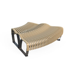 Nova C Double Bench 30° |  | Green Furniture Concept