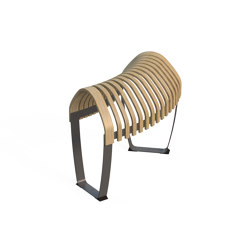 Nova C Double Perch 30° | Lean stools | Green Furniture Concept