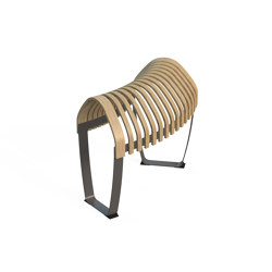 Nova C Double Perch 45° | Lean stools | Green Furniture Concept