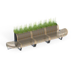 Planter Divider Straight | Plant pots | Green Furniture Concept