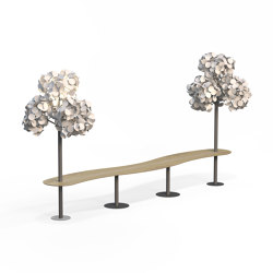 Seamless Table Wiggly w Tree | Mesas altas | Green Furniture Concept