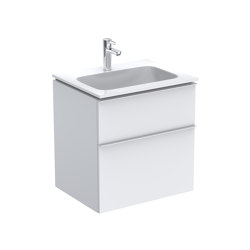 iCon | washplace slimrim white | Wash basins | Geberit