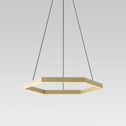Hex 1000 Pendant - Brass | Suspended lights | Resident