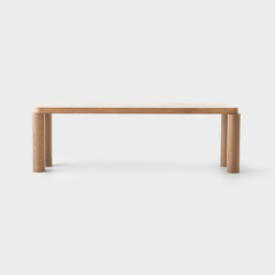 Offset Bench - Natural | Benches | Resident