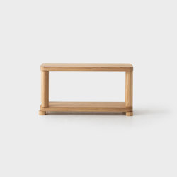 Offset Shelf Small Natural - 1 Tier | Regale | Resident