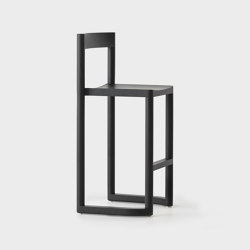 Pier Stool Counter Height - Black | Bar stools | Resident