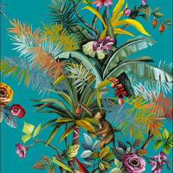 Exotic Jungle Turquoise | Wall coverings / wallpapers | Officinarkitettura