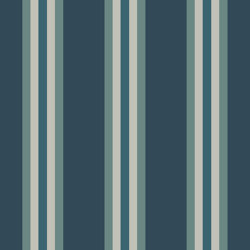 Stripe Velvet Blue