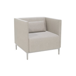 Zendo Sense lounge chair | open base | Manutti