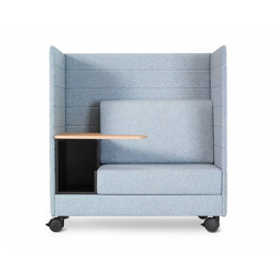 Atelier 2-Sitzer mit Arbeitstisch | Sofas | Dauphin