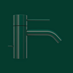 Meta - Single-lever basin mixer with pop-up waste - dark green |  | Dornbracht