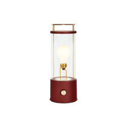 Tala x Farrow & Ball, The Muse Portable Lamp in Pomona Red | Outdoor table lights | Tala