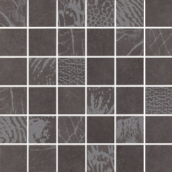 THINSATION  anthracite nature 5x5/06 | Ceramic mosaics | Ceramic District