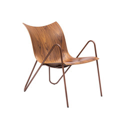 PEEL wood lounge armchair | Sessel | VANK