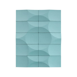 ELLIPSE GLOBE acoustic wall panel, blue | Sound absorbing wall systems | VANK