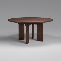 Chapter Table - 60 inch (Black Walnut) | Dining tables | Roll & Hill
