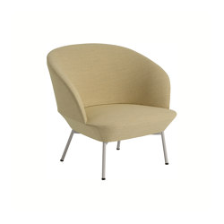 Olso Lounge Chair / Tube Base | with armrests | Muuto